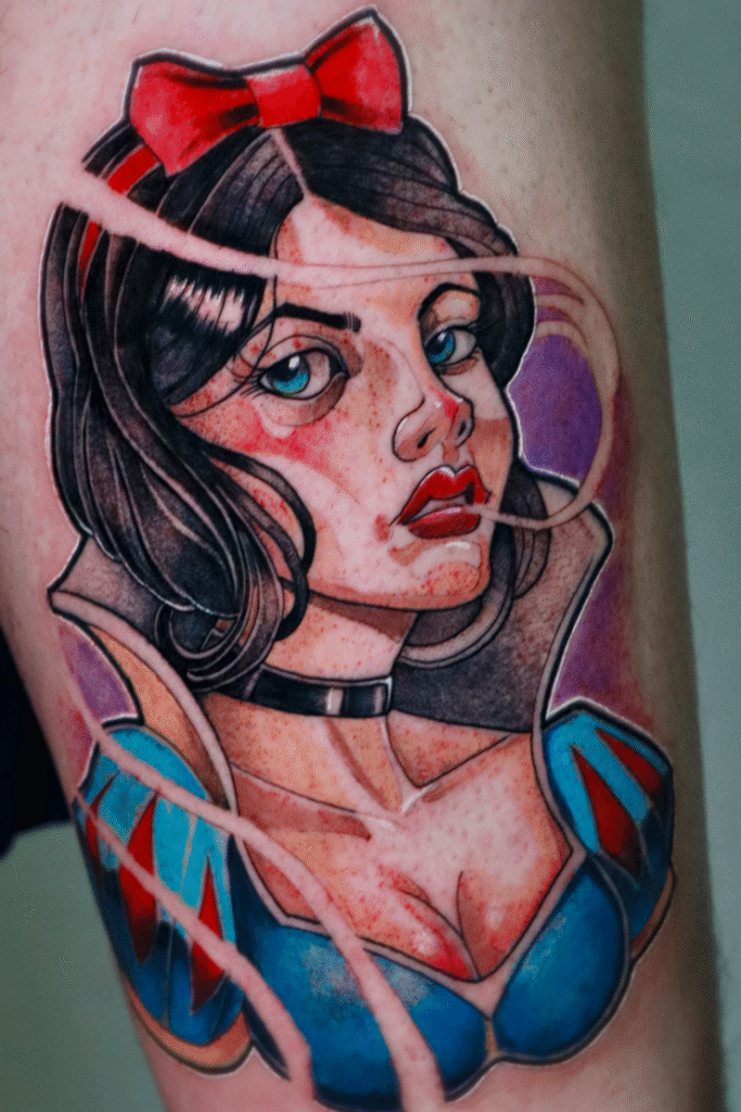 Blanca nieves Neotradicional Tattoo